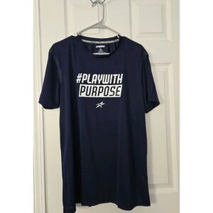 Upward #Playwith Purpose Size A Large Short Sleeve Blue